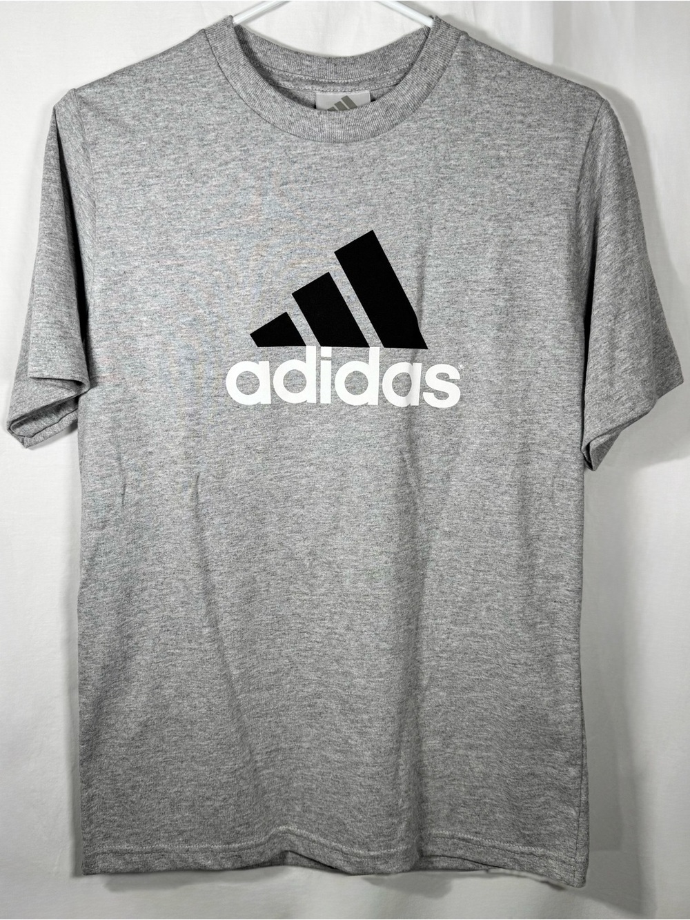 NEW Adidas Gray Girl's Short Sleeve Logo T-Shirt
